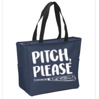 Pitch Please Zip Tote Bag