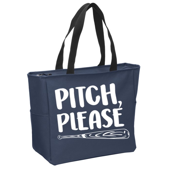 Pitch Please Zip Tote Bag