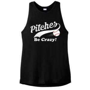 Pitches Be Crazy Ladies PosiCharge Tri-Blend Wicking Tank