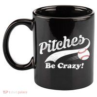 Pitches Be Crazy 11oz C Handle Ceramic Mug