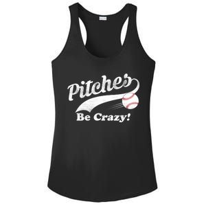 Pitches Be Crazy Ladies PosiCharge Competitor Racerback Tank