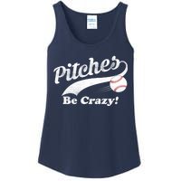 Pitches Be Crazy Ladies Essential Tank