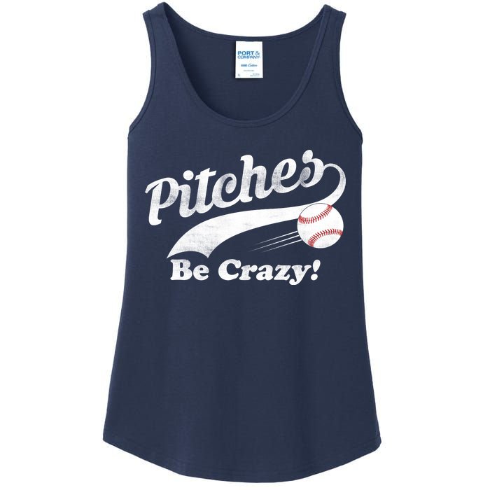 Pitches Be Crazy Ladies Essential Tank