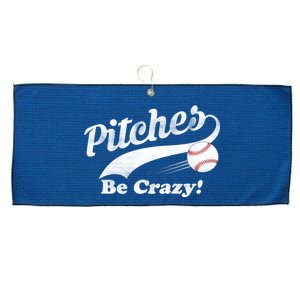 Pitches Be Crazy Large Microfiber Waffle Golf Towel