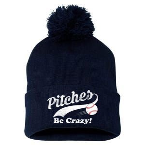 Pitches Be Crazy Pom Pom 12in Knit Beanie