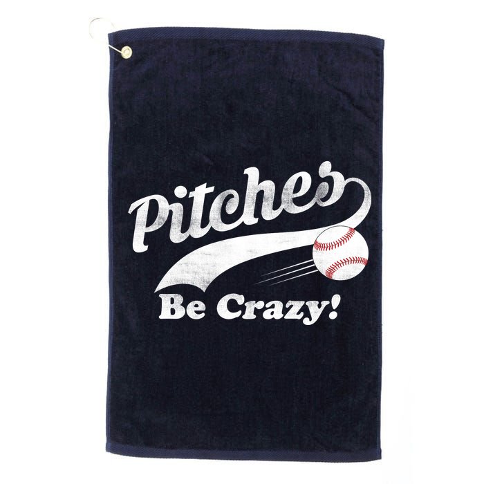 Pitches Be Crazy Platinum Collection Golf Towel