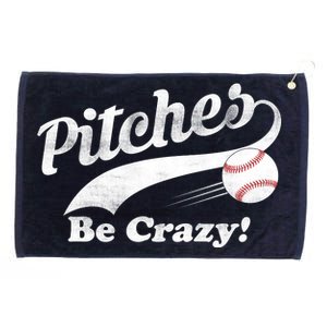 Pitches Be Crazy Grommeted Golf Towel