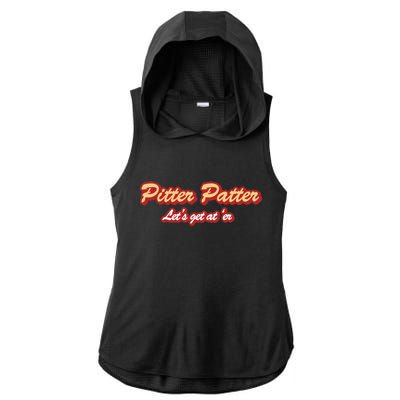 Pitter Patter Do It To 'Er Ladies PosiCharge Tri-Blend Wicking Draft Hoodie Tank