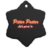 Pitter Patter Do It To 'Er Ceramic Star Ornament