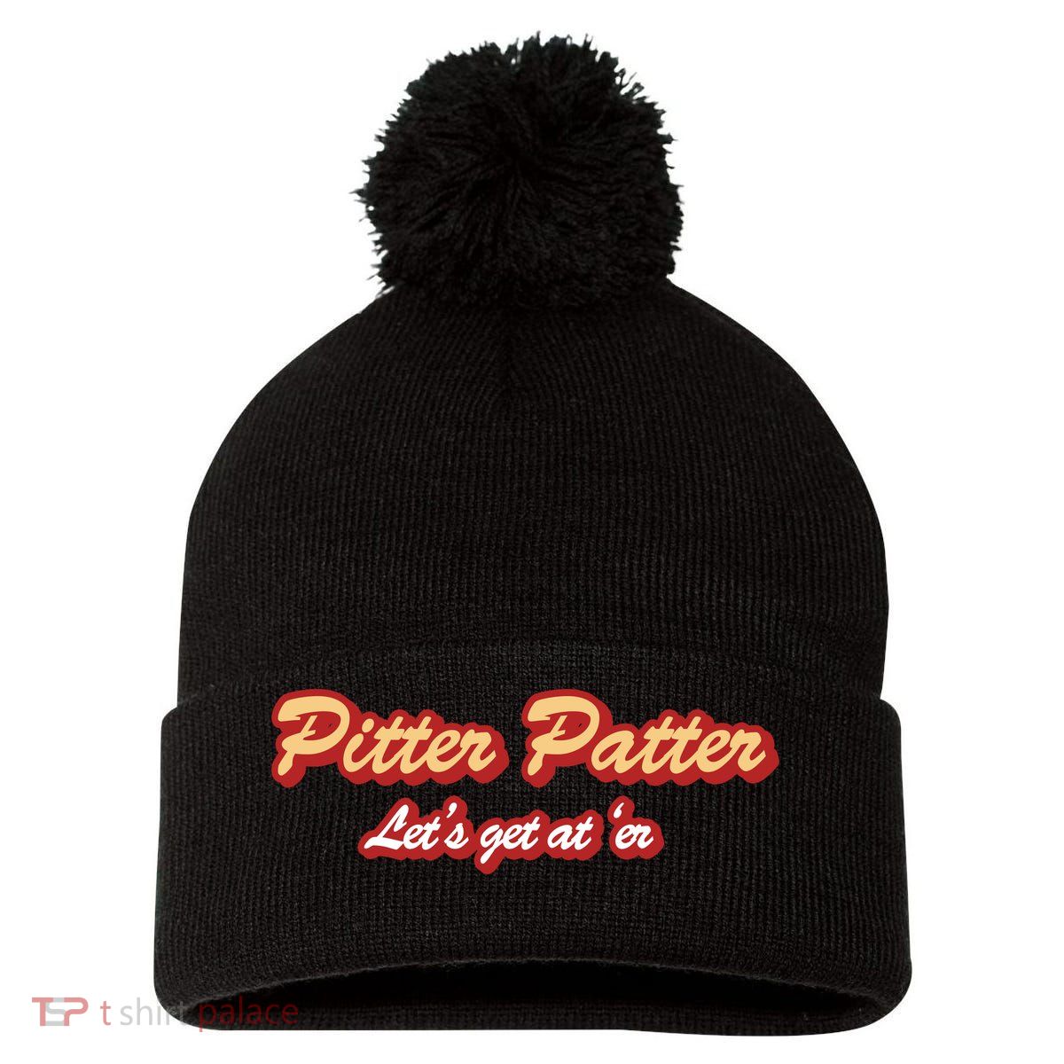 Pitter Patter Do It To 'Er Pom Pom 12in Knit Beanie