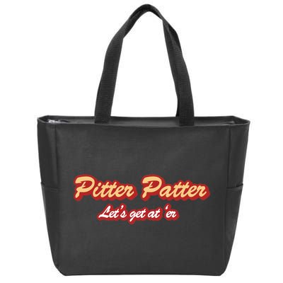 Pitter Patter Do It To 'Er Zip Tote Bag