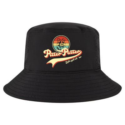 Pitter Patter Let's Get At Er Retro Cool Comfort Performance Bucket Hat