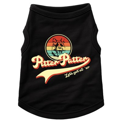 Pitter Patter Let's Get At Er Retro Doggie Tank
