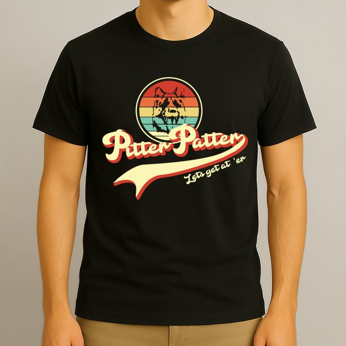 Pitter Patter Let's Get At Er Retro T-Shirt