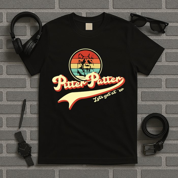 Pitter Patter Let's Get At Er Retro T-Shirt