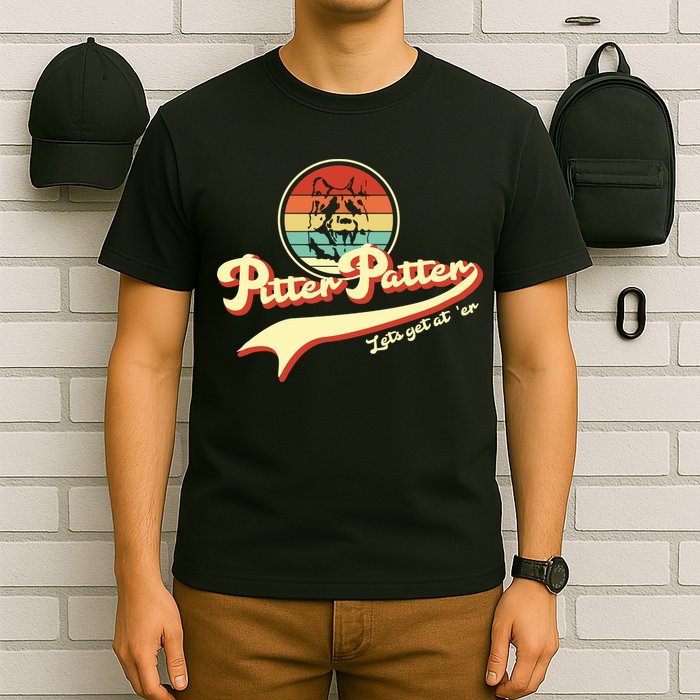 Pitter Patter Let's Get At Er Retro T-Shirt