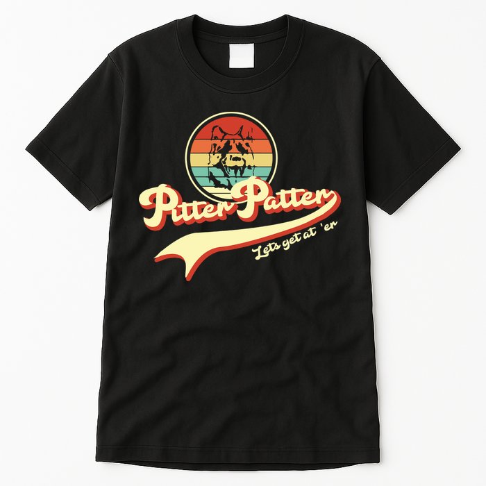 Pitter Patter Let's Get At Er Retro Tall T-Shirt