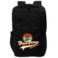 Pitter Patter Let's Get At Er Retro Impact Tech Backpack