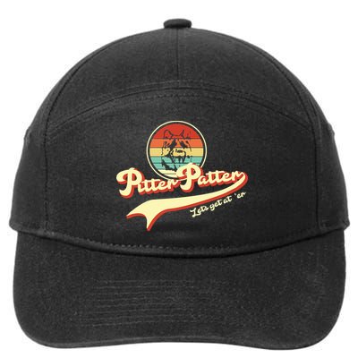 Pitter Patter Let's Get At Er Retro 7-Panel Snapback Hat