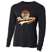 Pitter Patter Let's Get At Er Retro Cooling Performance Long Sleeve Crew