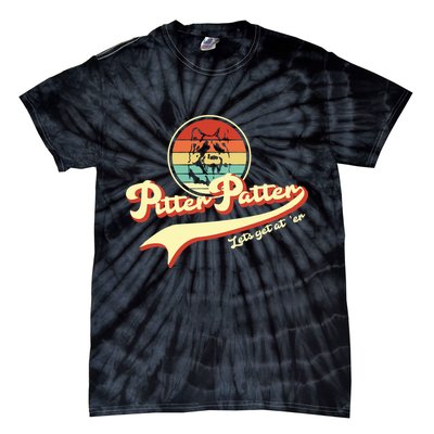 Pitter Patter Let's Get At Er Retro Tie-Dye T-Shirt
