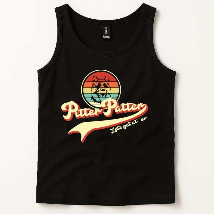 Pitter Patter Let's Get At Er Retro Tank Top