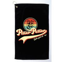 Pitter Patter Let's Get At Er Retro Golf Towel