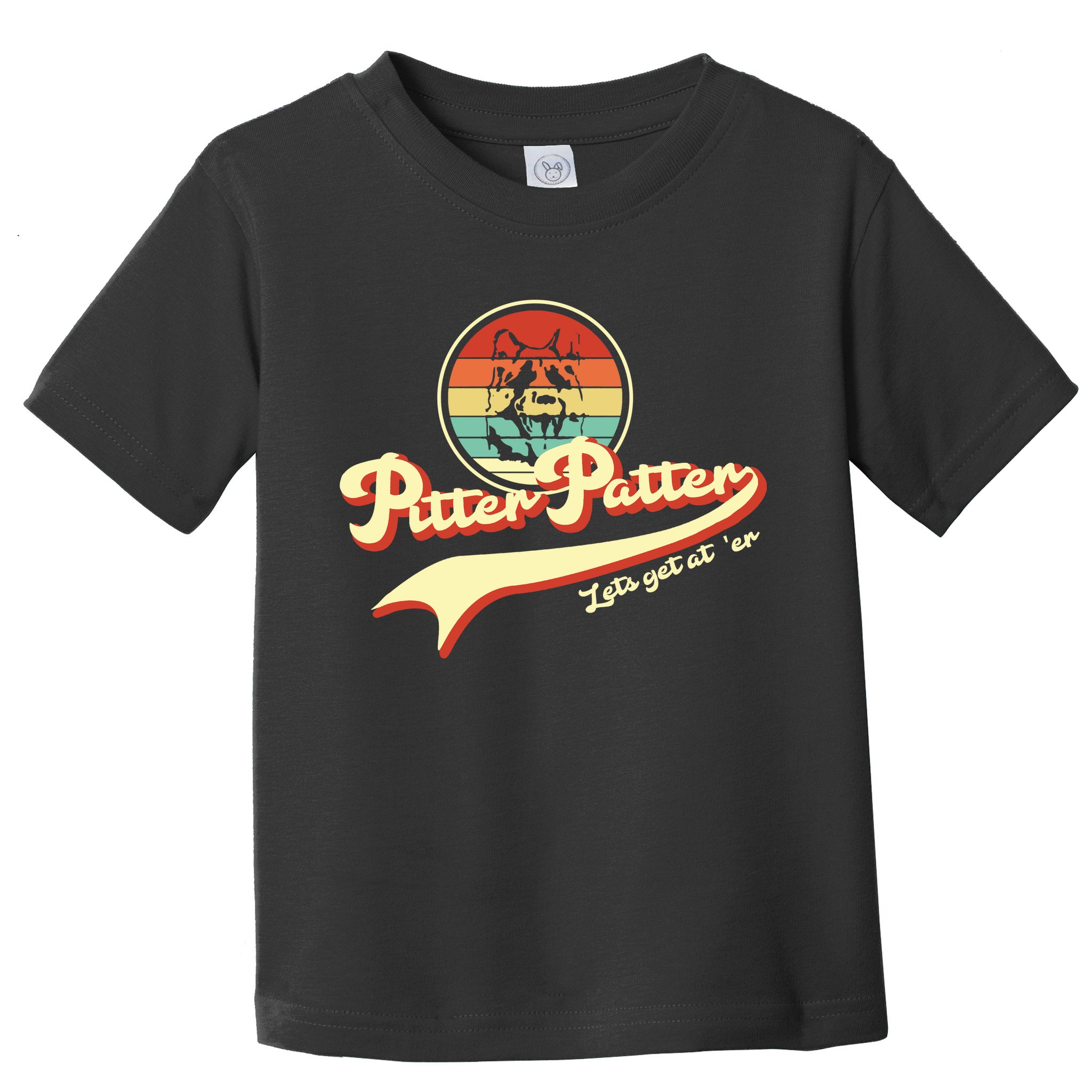 Pitter Patter Let's Get At Er Retro Toddler T-Shirt