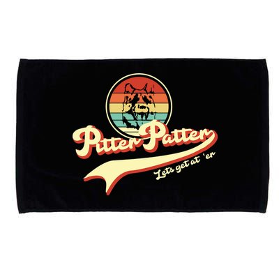 Pitter Patter Let's Get At Er Retro Microfiber Hand Towel