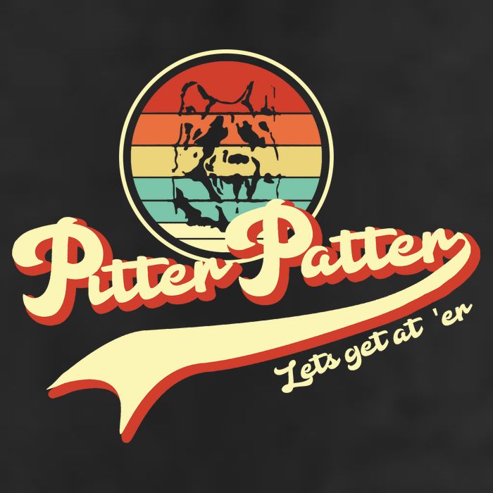 Pitter Patter Let's Get At Er Retro Microfiber Hand Towel