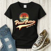 Pitter Patter Let's Get At Er Retro Womens T-Shirt