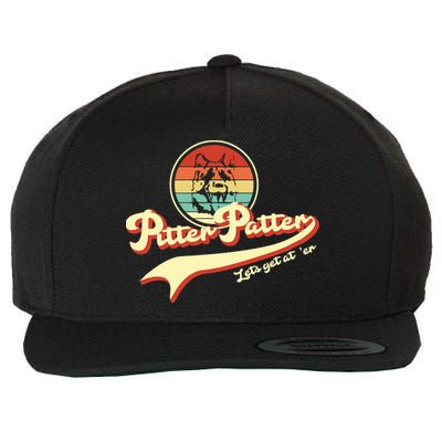 Pitter Patter Let's Get At Er Retro Wool Snapback Cap