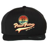 Pitter Patter Let's Get At Er Retro Wool Snapback Cap