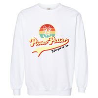 Pitter Patter Let's Get At Er Retro Garment-Dyed Sweatshirt