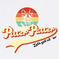 Pitter Patter Let's Get At Er Retro Garment-Dyed Sweatshirt