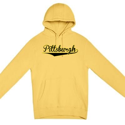 Pittsburgh Classic Baseball Logo Premium Pullover Hoodie