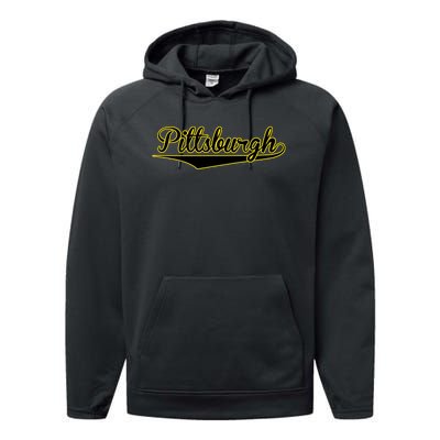 Pittsburgh Classic Baseball Logo Performance Fleece Hoodie