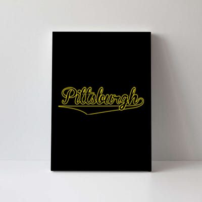 Pittsburgh Classic Baseball Logo Canvas