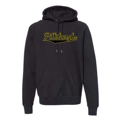 Pittsburgh Classic Baseball Logo Premium Hoodie