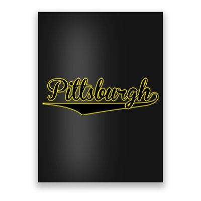 Pittsburgh Classic Baseball Logo Poster