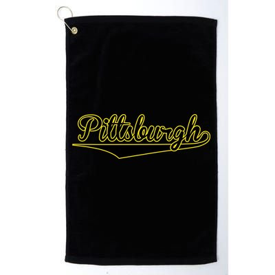 Pittsburgh Classic Baseball Logo Golf Towel