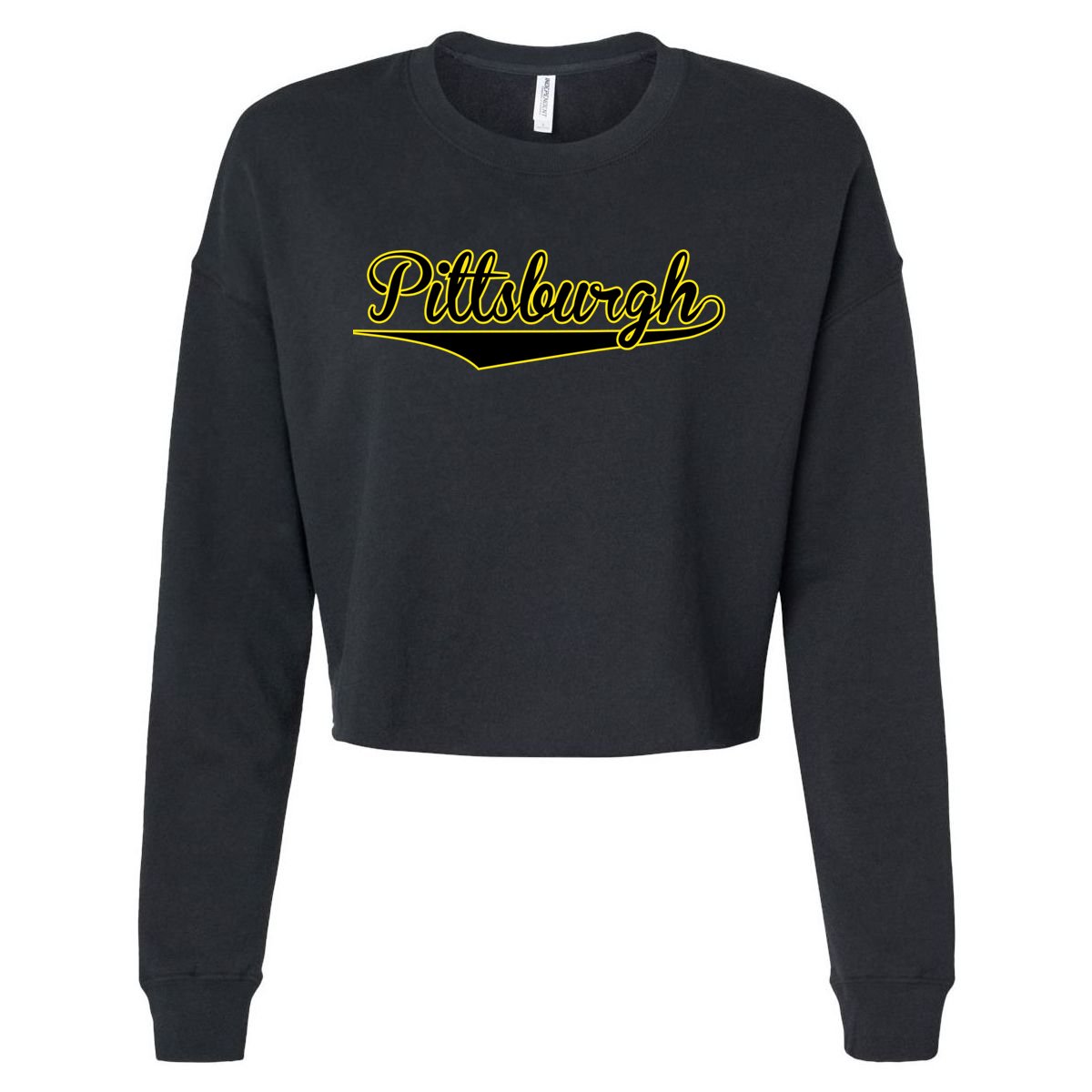 Pittsburgh Classic Baseball Logo Cropped Pullover Crew
