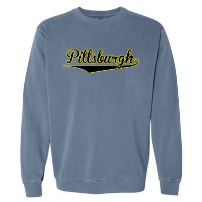 Pittsburgh Classic Baseball Logo Garment-Dyed Sweatshirt