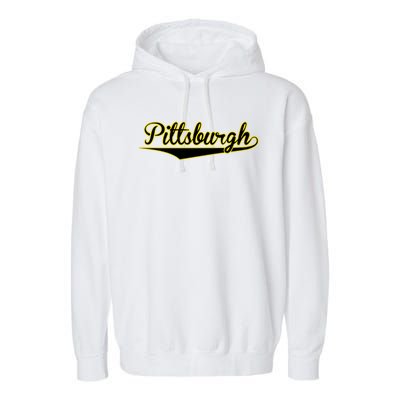 Pittsburgh Classic Baseball Logo Garment-Dyed Fleece Hoodie