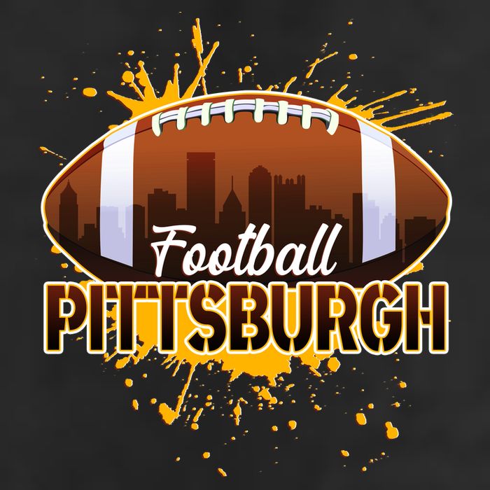 Pittsburgh Pennsylvania Skyline Football Fan  7 Panel Mesh Trucker Snapback Hat