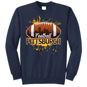 Pittsburgh Pennsylvania Skyline Football Fan  Sweatshirt