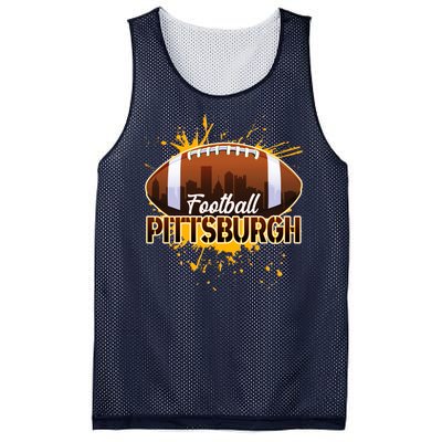 Pittsburgh Pennsylvania Skyline Football Fan  Mesh Reversible Basketball Jersey Tank