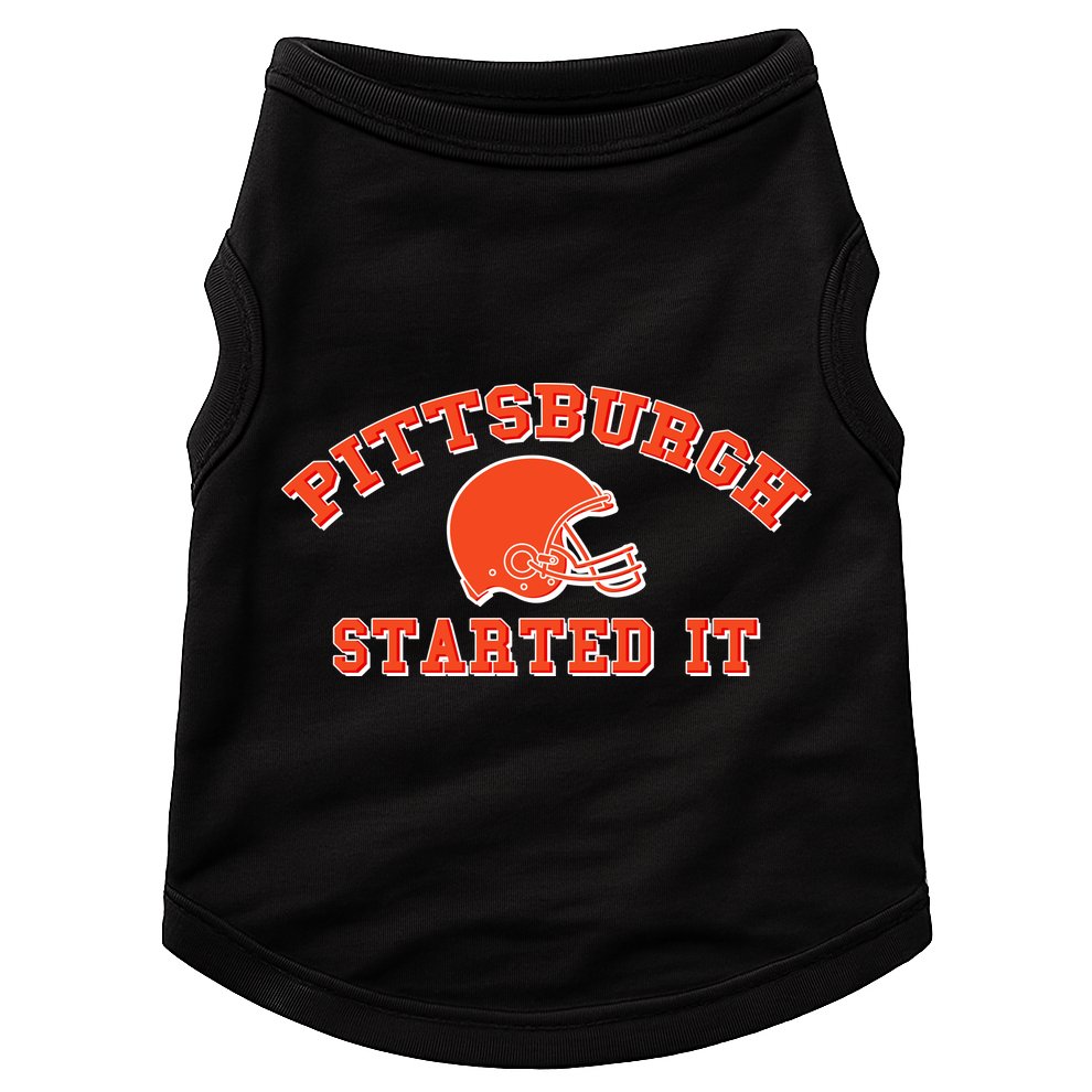Pittsburgh Started It Football Doggie Tank