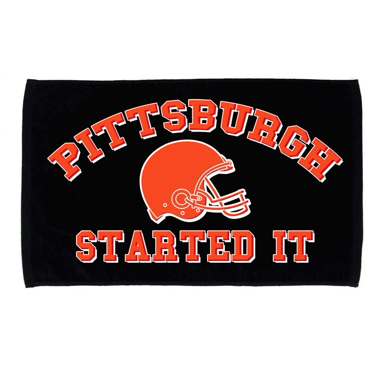 Pittsburgh Started It Football Microfiber Hand Towel