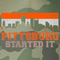Pittsburgh Started It Skyline Legacy Tie Dye Trucker Hat